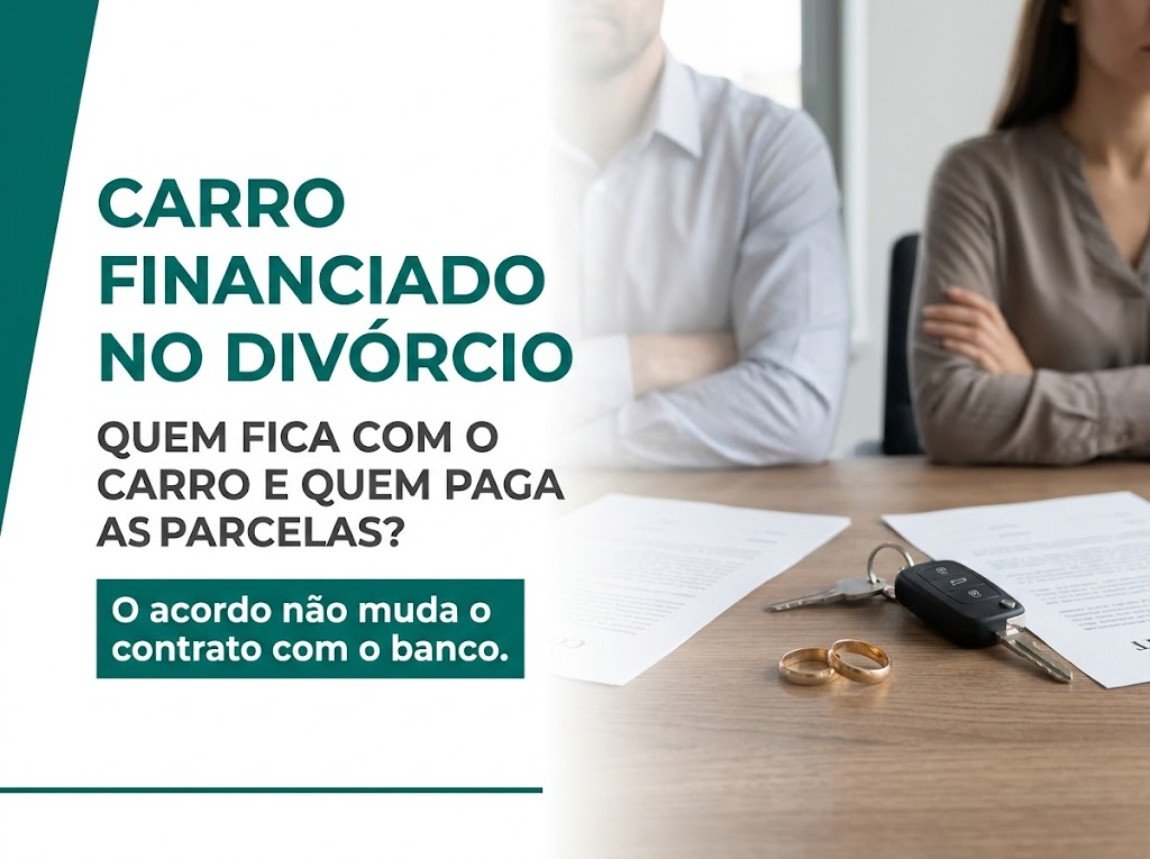 Carro Financiado no Divórcio: Quem Fica com o Veículo e Quem Paga as Parcelas